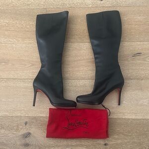Christian Louboutin Black Heeled Boots